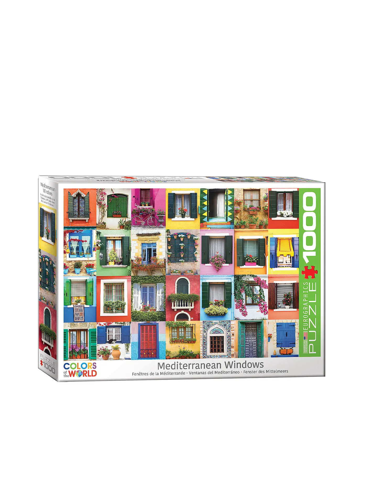 EUROGRAPHICS | Puzzle - Mediterranean Windows (1000 Teile) | 